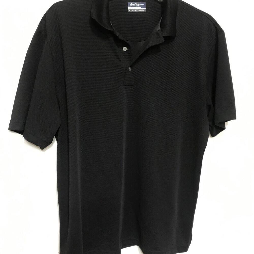Ben Hogan performance Golf  Polo XL Black Short Sleeves